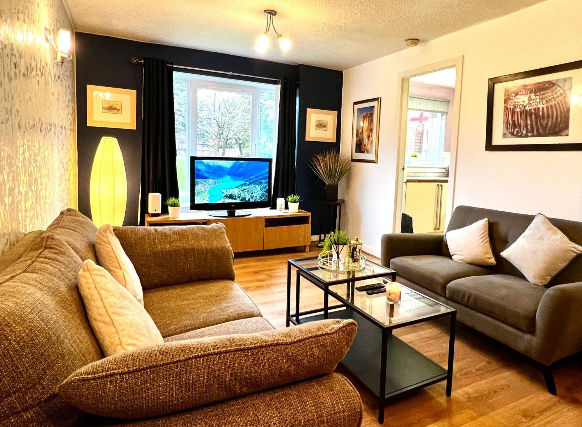 شقة Ground Floor Flat With Free Parking & Wifi غلاسغو المظهر الخارجي الصورة