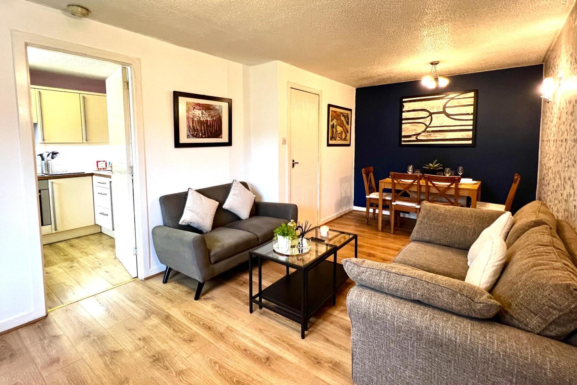 شقة Ground Floor Flat With Free Parking & Wifi غلاسغو المظهر الخارجي الصورة